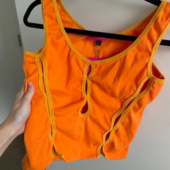 marshall columbia triple slash tank in orange and yellow - Picture 7 of 7